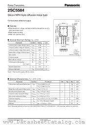 2SC5584 datasheet pdf Panasonic
