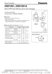 2SD1261A datasheet pdf Panasonic