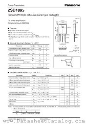 2SD1895 datasheet pdf Panasonic