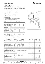 2SK3124 datasheet pdf Panasonic