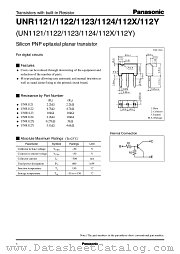 UNR1124 datasheet pdf Panasonic