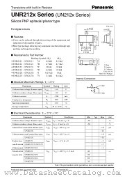 UNR2121 datasheet pdf Panasonic