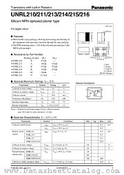 UNRL211 datasheet pdf Panasonic
