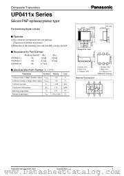 UP04116 datasheet pdf Panasonic