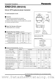 XN1210 datasheet pdf Panasonic