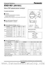 XN01401 datasheet pdf Panasonic