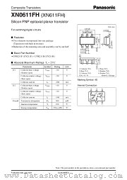 XN0611FH datasheet pdf Panasonic