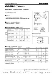 XN06401 datasheet pdf Panasonic