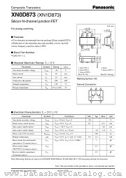 XN1D873 datasheet pdf Panasonic