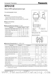 XP0121E datasheet pdf Panasonic
