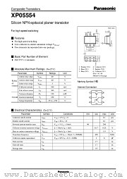 XP05554 datasheet pdf Panasonic