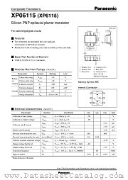 XP6115 datasheet pdf Panasonic