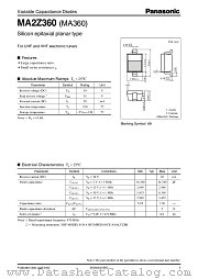 MA360 datasheet pdf Panasonic