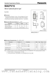 MA27V15 datasheet pdf Panasonic