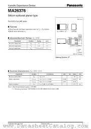 MA26376 datasheet pdf Panasonic