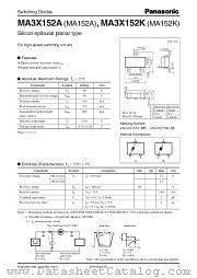 MA3X152A datasheet pdf Panasonic