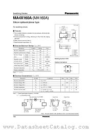 MA160A datasheet pdf Panasonic