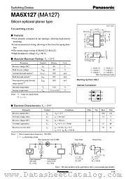 MA6X127 datasheet pdf Panasonic