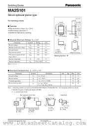 MA2S101 datasheet pdf Panasonic