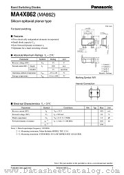 MA862 datasheet pdf Panasonic
