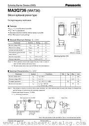 MA2Q736 datasheet pdf Panasonic
