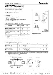 MA2Q739 datasheet pdf Panasonic