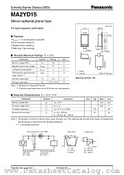 MA2YD15 datasheet pdf Panasonic