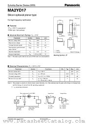 MA2YD17 datasheet pdf Panasonic