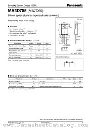 MA7D55 datasheet pdf Panasonic
