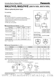 MA741WA datasheet pdf Panasonic