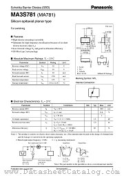 MA781 datasheet pdf Panasonic