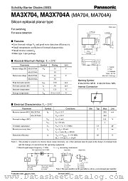 MA704 datasheet pdf Panasonic