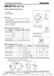 MA716 datasheet pdf Panasonic