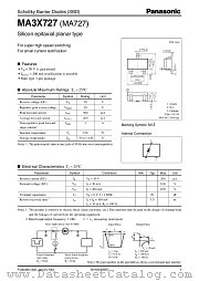 MA727 datasheet pdf Panasonic