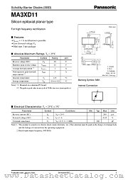 MA3XD11 datasheet pdf Panasonic