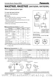 MA792WA datasheet pdf Panasonic