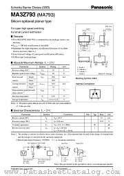 MA793 datasheet pdf Panasonic