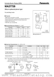 MA27728 datasheet pdf Panasonic
