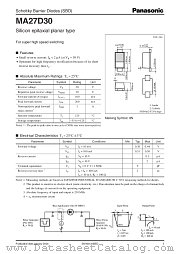 MA27D30 datasheet pdf Panasonic
