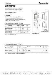 MA27P02 datasheet pdf Panasonic