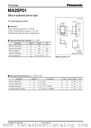 MA2SP01 datasheet pdf Panasonic