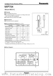MIP704 datasheet pdf Panasonic