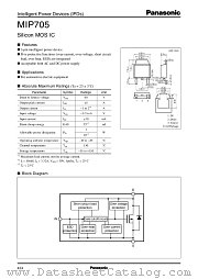 MIP705 datasheet pdf Panasonic