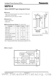 MIP514 datasheet pdf Panasonic