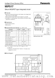 MIP517 datasheet pdf Panasonic