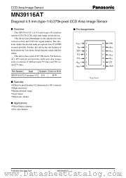 MN39116AT datasheet pdf Panasonic