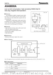 AN48800A datasheet pdf Panasonic