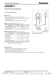 UNH0011 datasheet pdf Panasonic