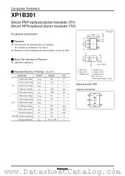 XP1B301 datasheet pdf Panasonic