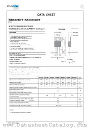 SB1080CT datasheet pdf Panjit International Inc
